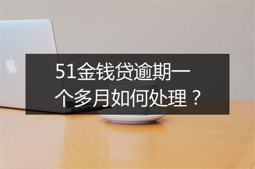 51金钱贷逾期一个多月如何处理？