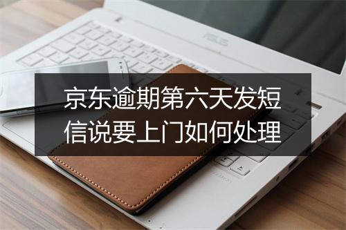 京东逾期第六天发短信说要上门如何处理