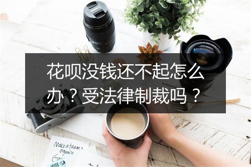 花呗没钱还不起怎么办？受法律制裁吗？