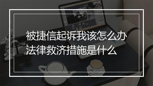 被捷信起诉我该怎么办法律救济措施是什么