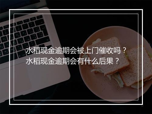 水稻现金逾期会被上门催收吗？水稻现金逾期会有什么后果？
