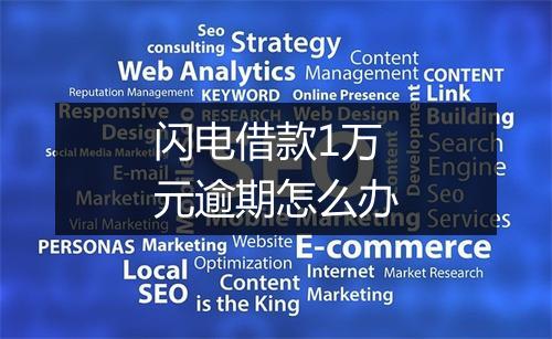 闪电借款1万元逾期怎么办