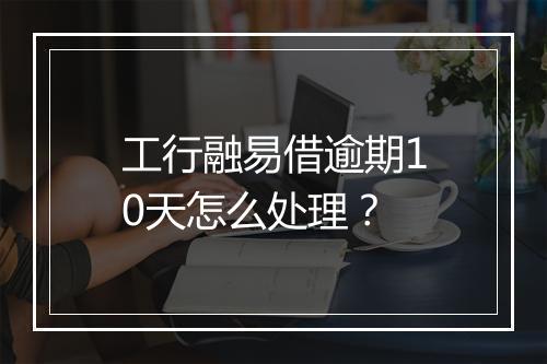 工行融易借逾期10天怎么处理？
