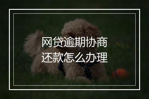 网贷逾期协商还款怎么办理