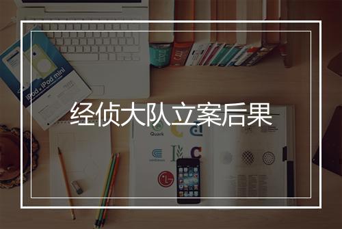 经侦大队立案后果