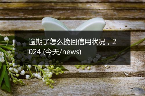 逾期了怎么挽回信用状况，2024 (今天/news)