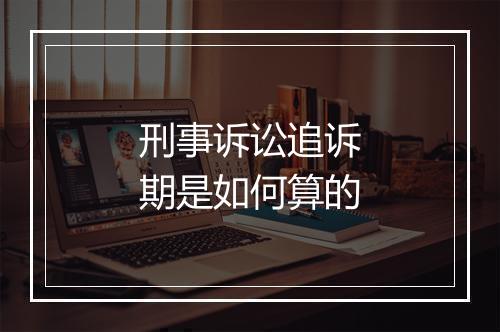 刑事诉讼追诉期是如何算的