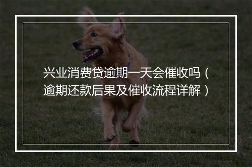 兴业消费贷逾期一天会催收吗（逾期还款后果及催收流程详解）