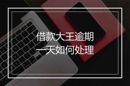 借款大王逾期一天如何处理