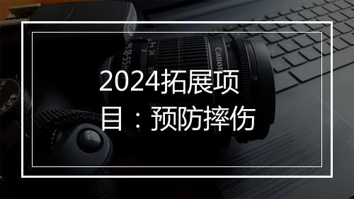 2024拓展项目：预防摔伤