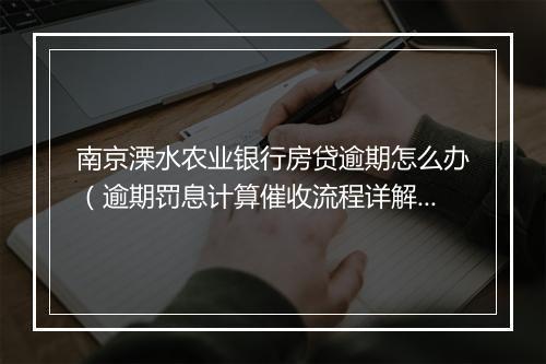 南京溧水农业银行房贷逾期怎么办（逾期罚息计算催收流程详解）