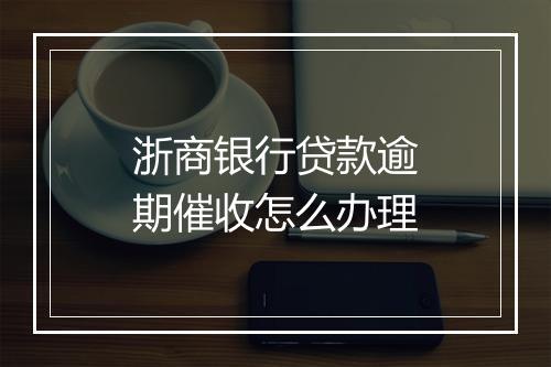 浙商银行贷款逾期催收怎么办理