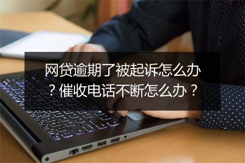 网贷逾期了被起诉怎么办？催收电话不断怎么办？