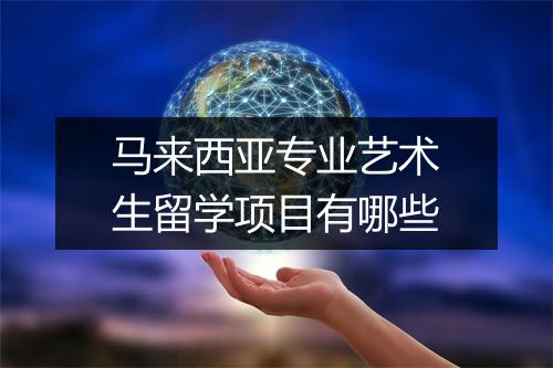 马来西亚专业艺术生留学项目有哪些
