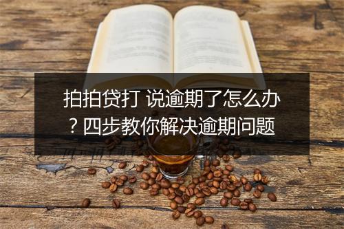 拍拍贷打 说逾期了怎么办？四步教你解决逾期问题