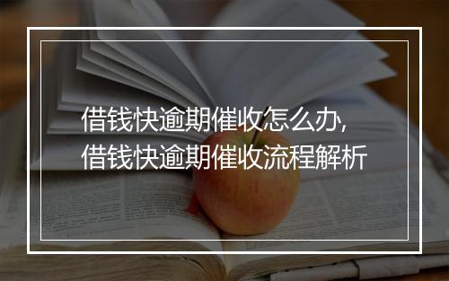 借钱快逾期催收怎么办,借钱快逾期催收流程解析