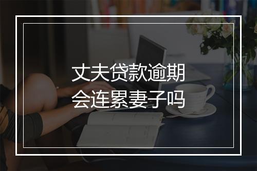 丈夫贷款逾期会连累妻子吗