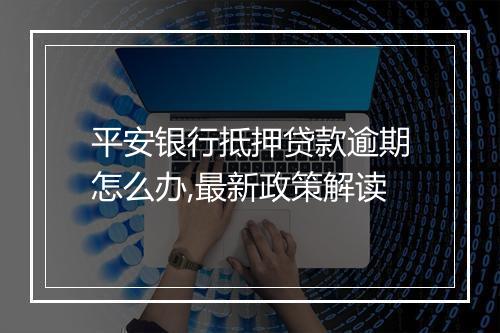 平安银行抵押贷款逾期怎么办,最新政策解读