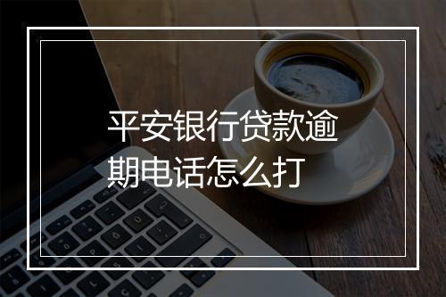 平安银行贷款逾期电话怎么打