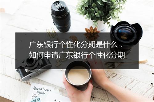 广东银行个性化分期是什么，如何申请广东银行个性化分期