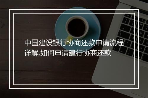 中国建设银行协商还款申请流程详解,如何申请建行协商还款