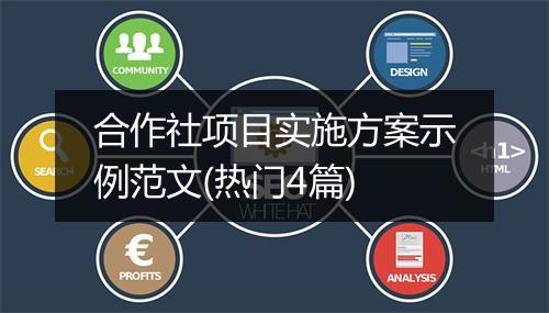 合作社项目实施方案示例范文(热门4篇)