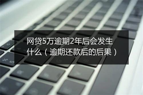 网贷5万逾期2年后会发生什么（逾期还款后的后果）