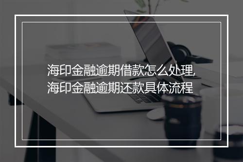 海印金融逾期借款怎么处理,海印金融逾期还款具体流程