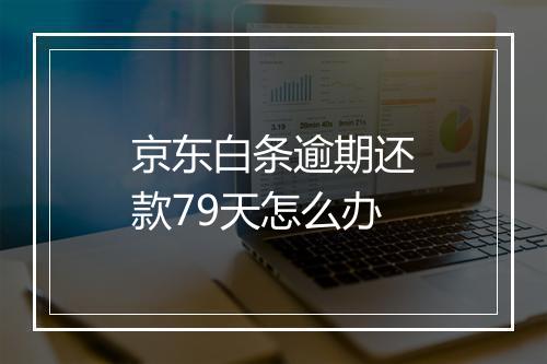 京东白条逾期还款79天怎么办