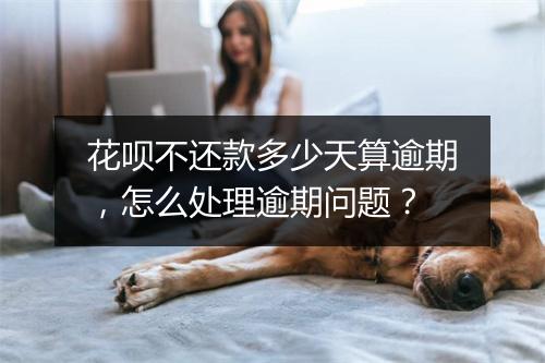 花呗不还款多少天算逾期，怎么处理逾期问题？