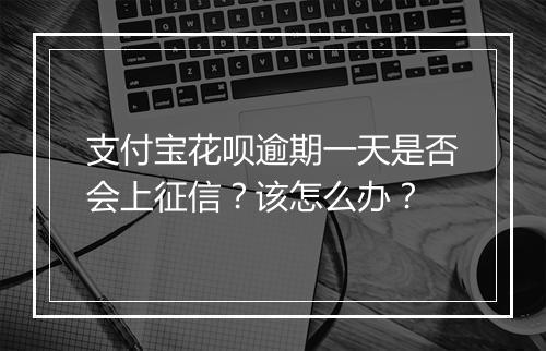 支付宝花呗逾期一天是否会上征信？该怎么办？