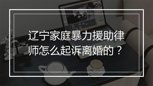 辽宁家庭暴力援助律师怎么起诉离婚的？