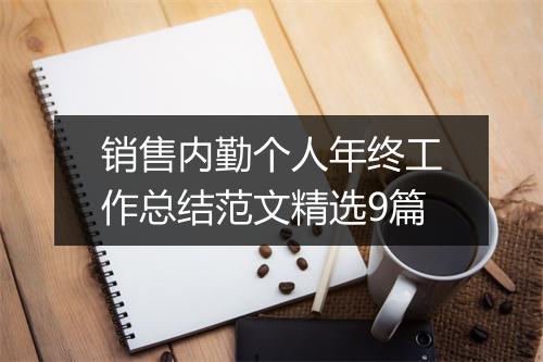 销售内勤个人年终工作总结范文精选9篇