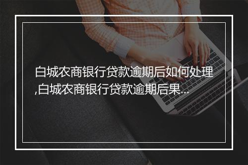 白城农商银行贷款逾期后如何处理,白城农商银行贷款逾期后果及解决方案