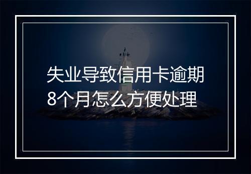 失业导致信用卡逾期8个月怎么方便处理