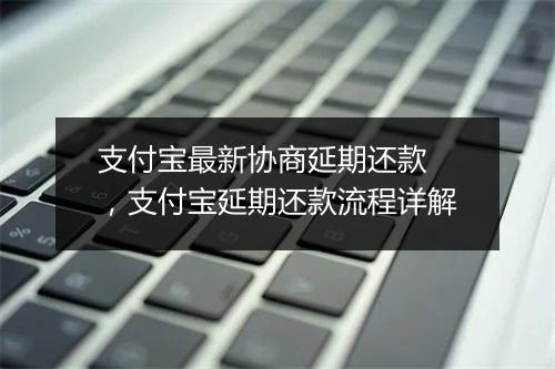 支付宝最新协商延期还款 ，支付宝延期还款流程详解