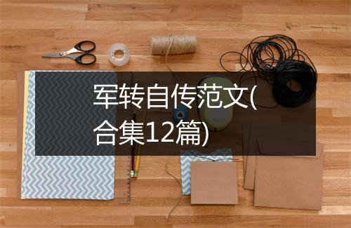 军转自传范文(合集12篇)