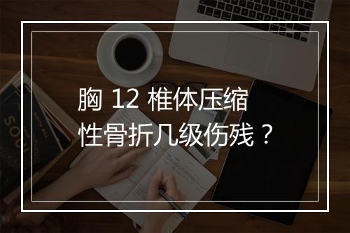胸 12 椎体压缩性骨折几级伤残？