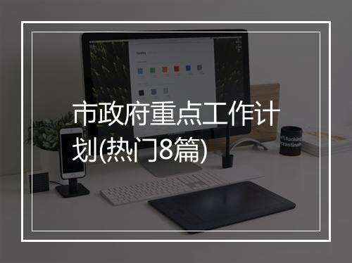 市政府重点工作计划(热门8篇)