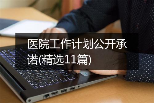 医院工作计划公开承诺(精选11篇)