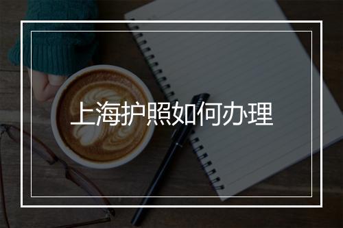 上海护照如何办理