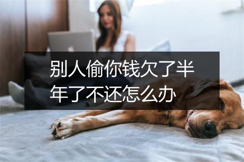 别人偷你钱欠了半年了不还怎么办