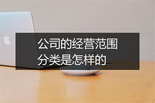 公司的经营范围分类是怎样的