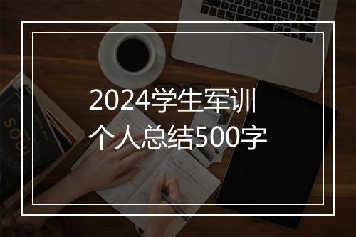 2024学生军训个人总结500字