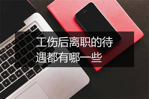 工伤后离职的待遇都有哪一些
