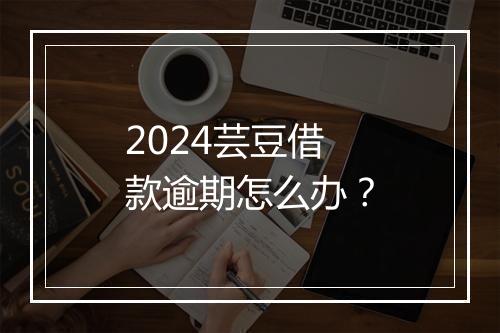 2024芸豆借款逾期怎么办？