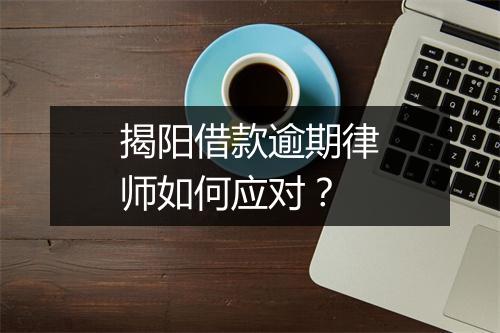 揭阳借款逾期律师如何应对？
