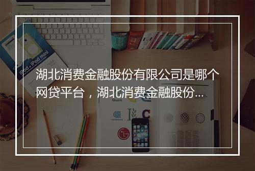 湖北消费金融股份有限公司是哪个网贷平台，湖北消费金融股份有限公司官网