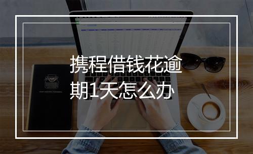 携程借钱花逾期1天怎么办