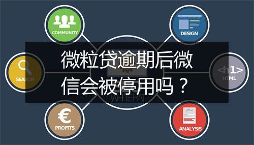 微粒贷逾期后微信会被停用吗？